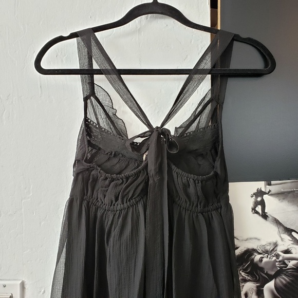 Black Sheer Layered Dress from Japan - Picture 5 of 5